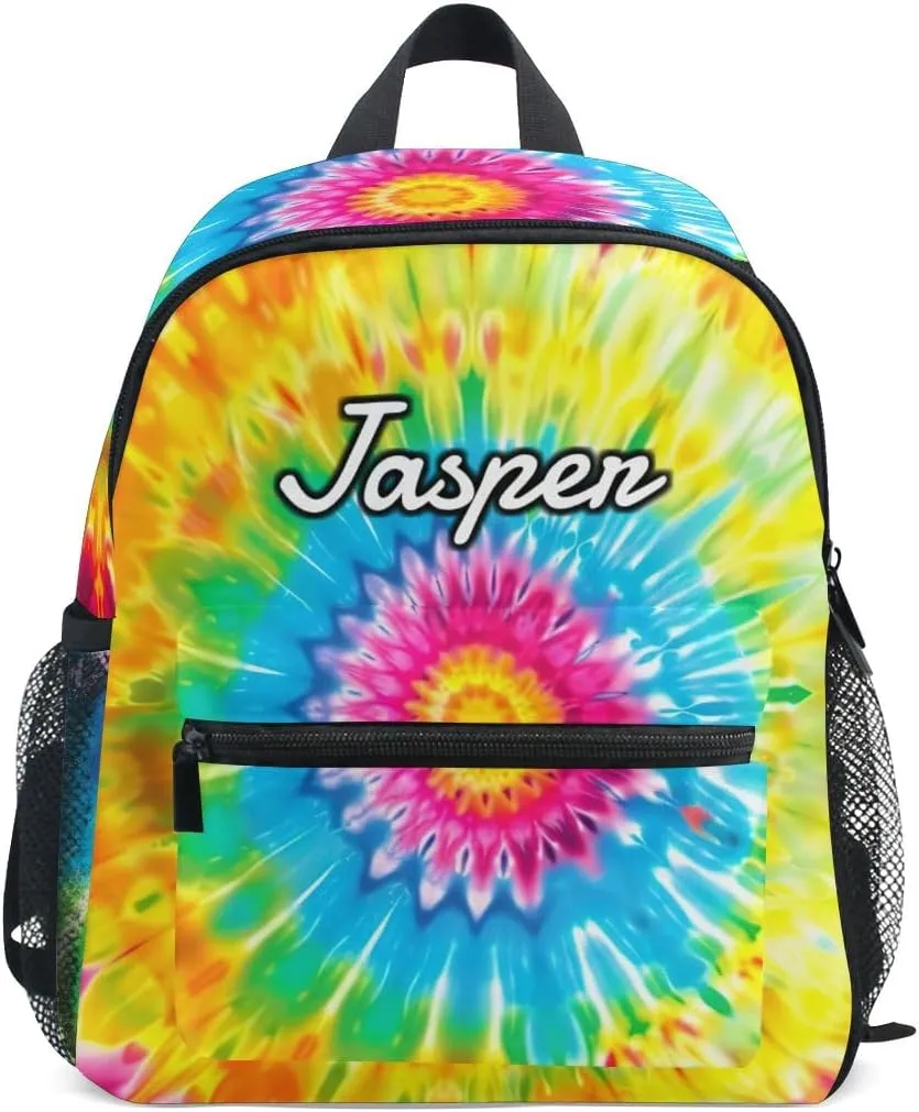 CHIFIGNO Custom Backpack with Name, Personalized Little Kids Backpacks for Boys Girls, Customized Schoolbag for School Travel