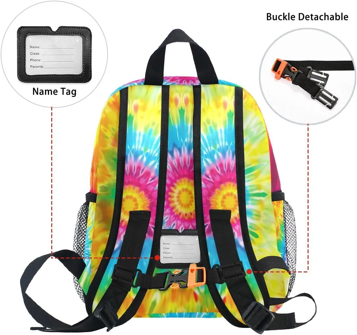 CHIFIGNO Custom Backpack with Name, Personalized Little Kids Backpacks for Boys Girls, Customized Schoolbag for School Travel