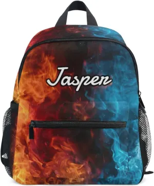 CHIFIGNO Custom Little Kids Backpacks Personalized Mini Travel Bag Elementary Kindergarten Bag for Boys Girls, Customize Name