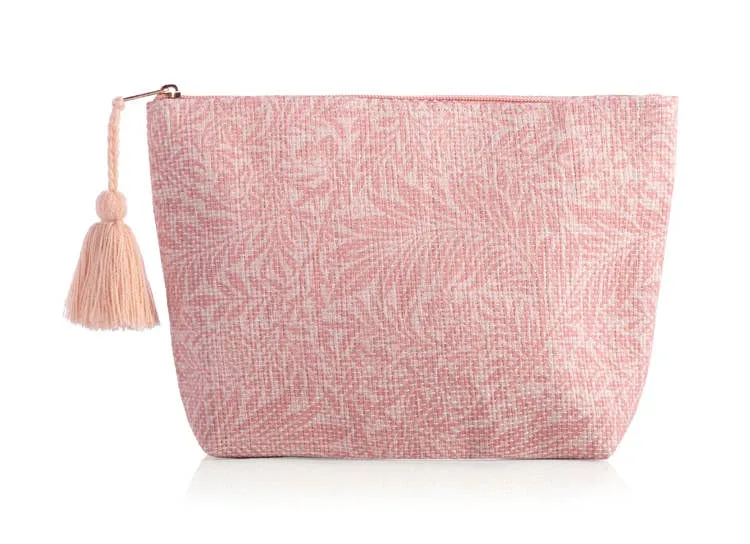 CLARA ZIP POUCH, BLUSH