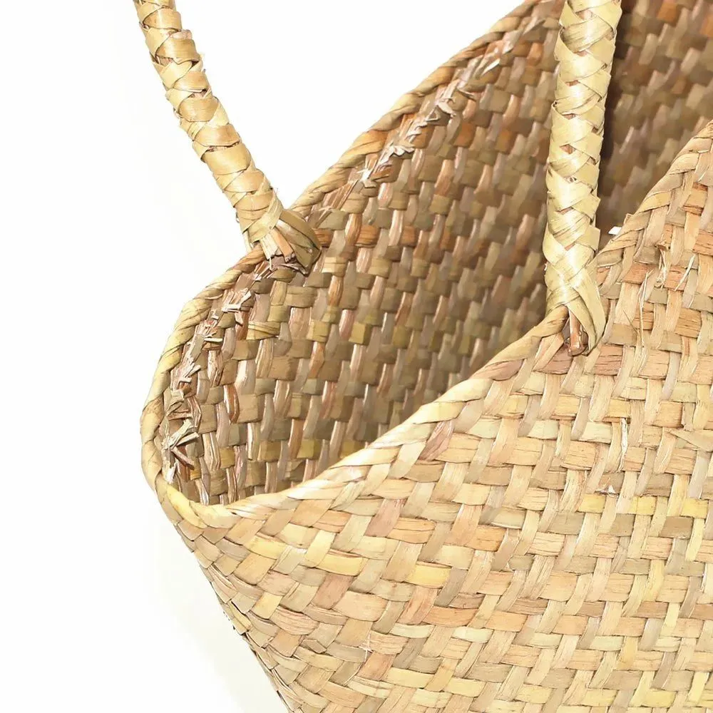 Classic Straw Beach Tote Bag for Women