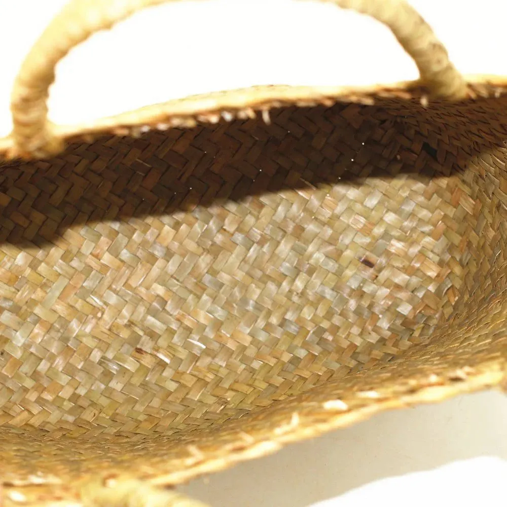 Classic Straw Beach Tote Bag for Women