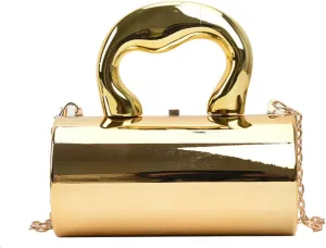 Clutch Tote Bag for Women, Acrylic Hobo Purse Y2k Clutch Fashion Crossbody Handbag Cylindric Evening Shoulder Bag