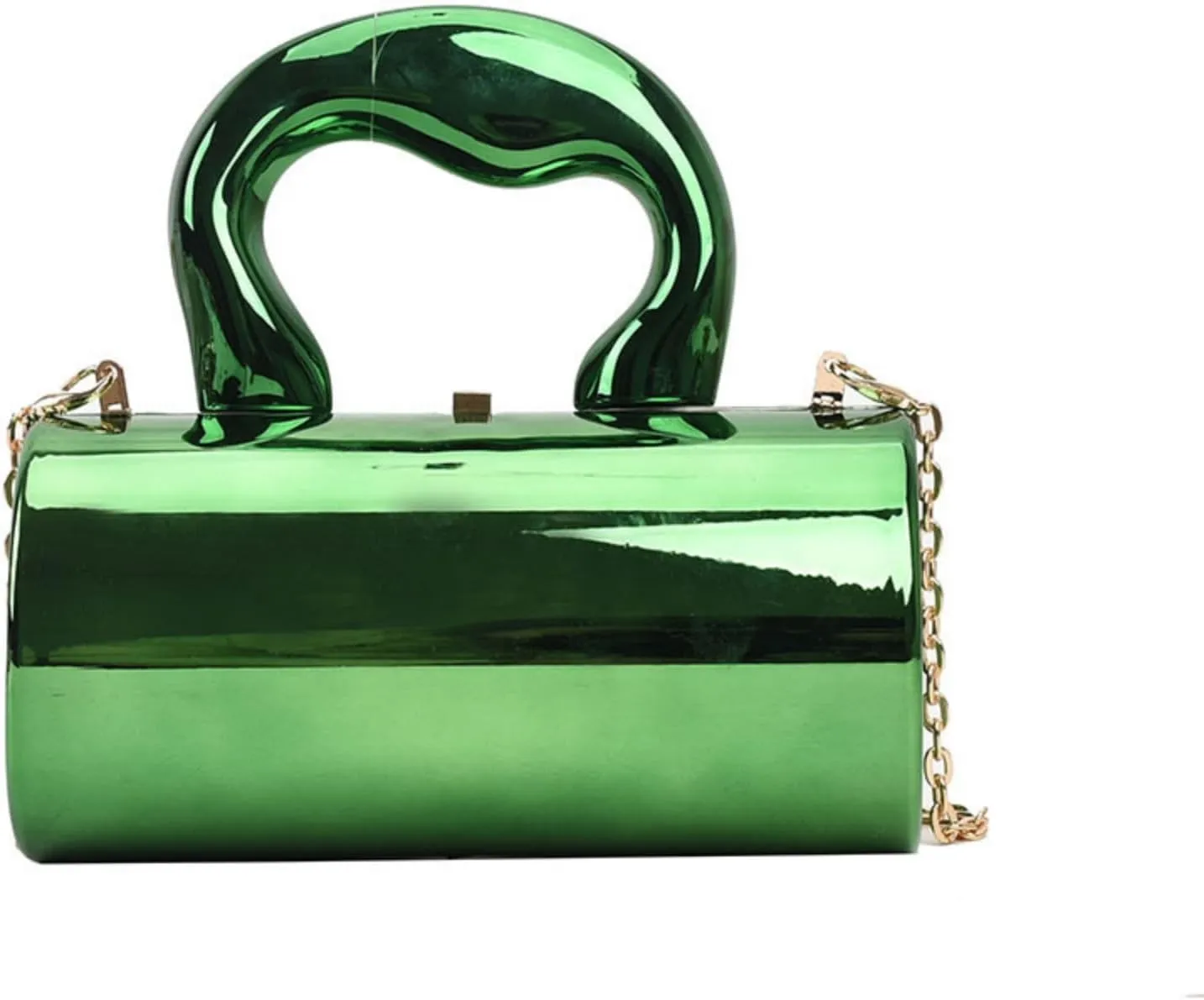 Clutch Tote Bag for Women, Acrylic Hobo Purse Y2k Clutch Fashion Crossbody Handbag Cylindric Evening Shoulder Bag