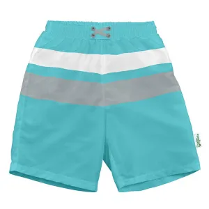 Color Block Trunks w/ Built-in  Swim Diaper