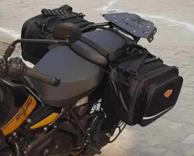 Combo 13: Stallion 50L Saddle Bag   Jaws Mini Magnetic 18L Tank Bag