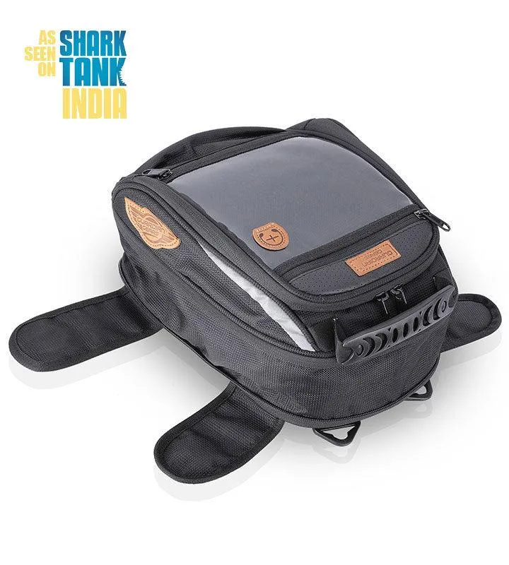 Combo 13: Stallion 50L Saddle Bag   Jaws Mini Magnetic 18L Tank Bag