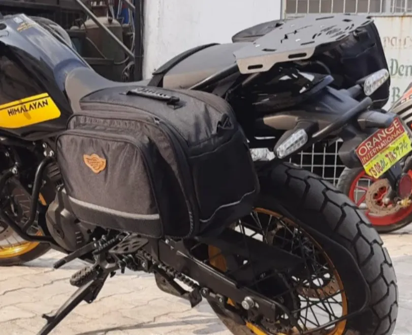 Combo 13: Stallion 50L Saddle Bag   Jaws Mini Magnetic 18L Tank Bag