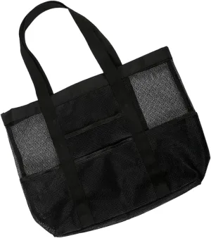 Compact Travel Tote -in-one Beach Bag Mesh for Toiletries More Portable Handbag