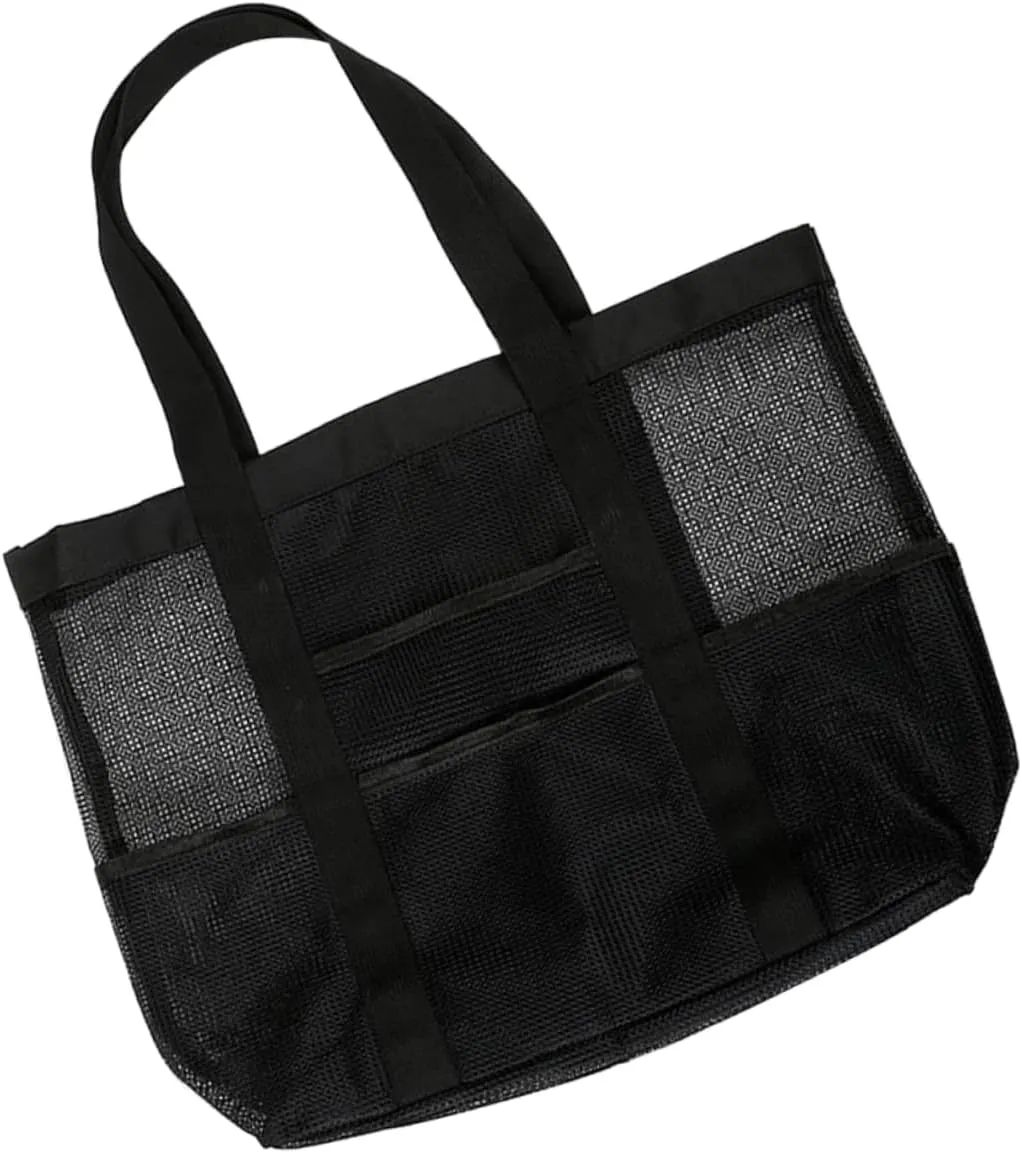 Compact Travel Tote -in-one Beach Bag Mesh for Toiletries More Portable Handbag