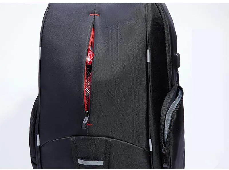 Conspiracy Gear Waterproof Backpack With  USB Charging  Port