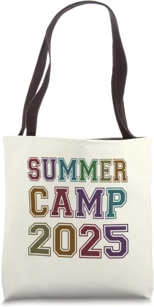 Cousin SUMMER CAMP 2025 School Campground Host Vibes Staff Tote Bag