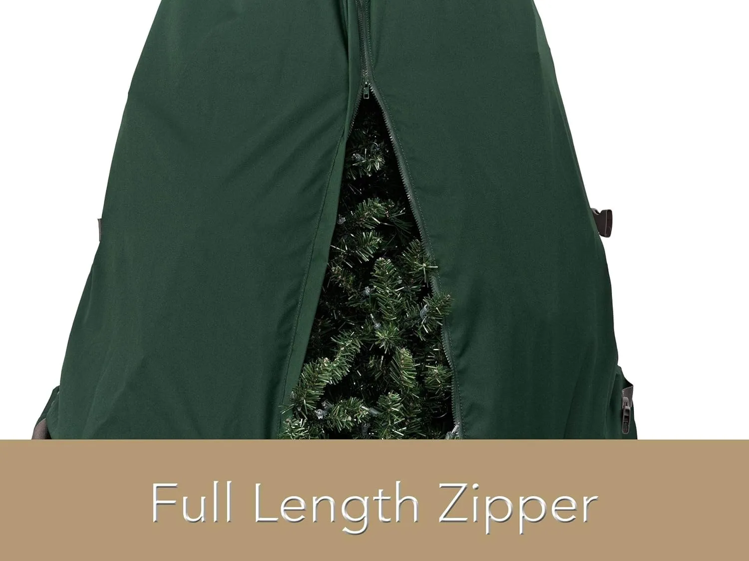 Covermates Keepsakes Upright Christmas Tree Storage Bag – Superior Protection, Cinch Straps – Holiday Storage, Green