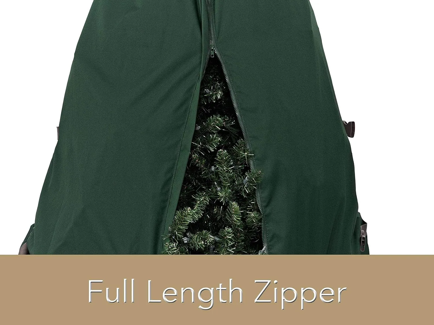 Covermates Keepsakes Upright Christmas Tree Storage Bag – Superior Protection, Cinch Straps – Holiday Storage, Green
