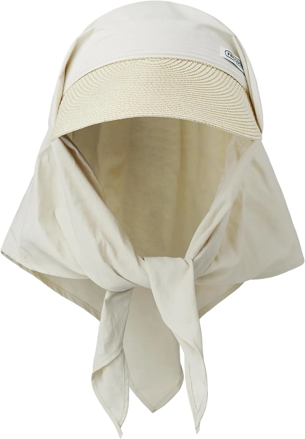 Croogo Straw Visor Hat Summer Flap Visor Hat for Women Sun Protection Cap with Wide Brim Travel Fishing Beach Hat