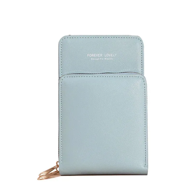 Crossbody Cell Phone Shoulder Bags for Women Touch Screen Phone Wallet Luxury Bags Ladies Card Hold Purse Clutch Handbags