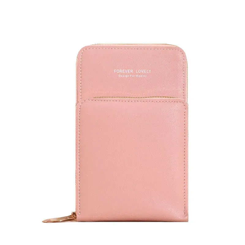Crossbody Cell Phone Shoulder Bags for Women Touch Screen Phone Wallet Luxury Bags Ladies Card Hold Purse Clutch Handbags