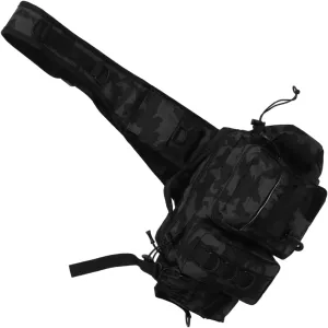 Crossbody Tackle Bag Camouflage Fishing Sling Pack with Capacity Gear Holder for Fishing Hiking Hunting and Camping Versatile Outdoor Storage