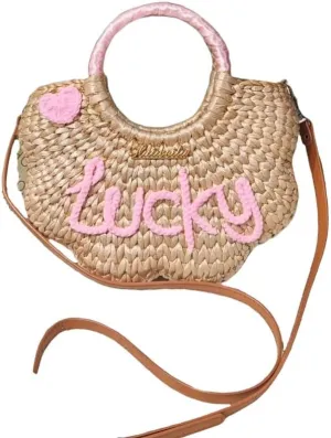Customizable Letters Summer Hand-woven Straw Rattan Bag Beach Cloud Bag Vacation Handbag Top Handle Personalized Chic