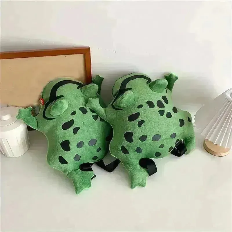Cute Frog Shaped Novelty Backpack