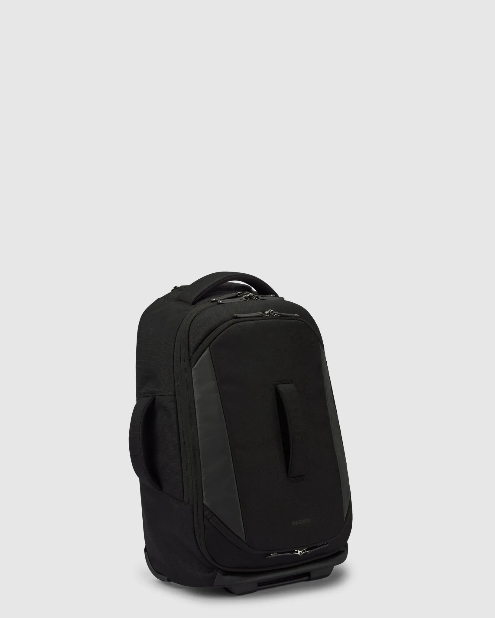 Darley Wheeled Duffle Backpack - Jet Black