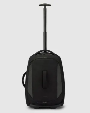 Darley Wheeled Duffle Backpack - Jet Black