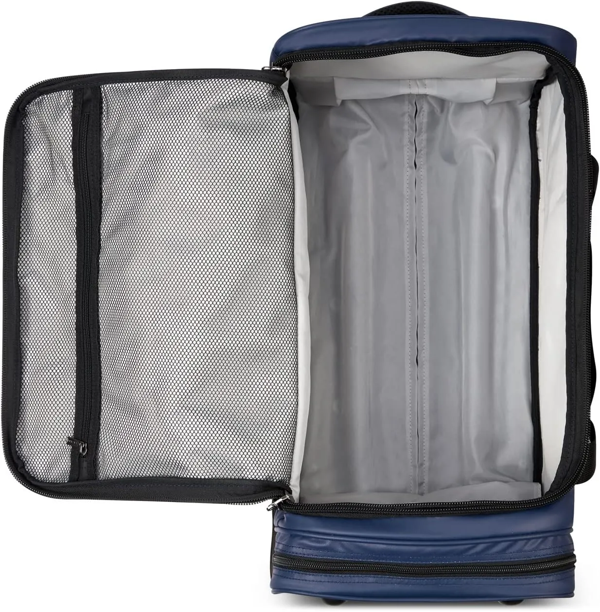 DELSEY Paris Raspail Carry On Rolling Wheeled Duffle Bag, Blue