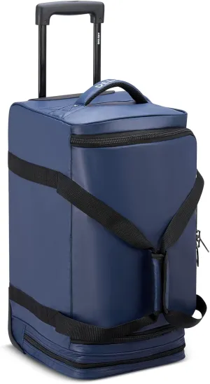 DELSEY Paris Raspail Carry On Rolling Wheeled Duffle Bag, Blue