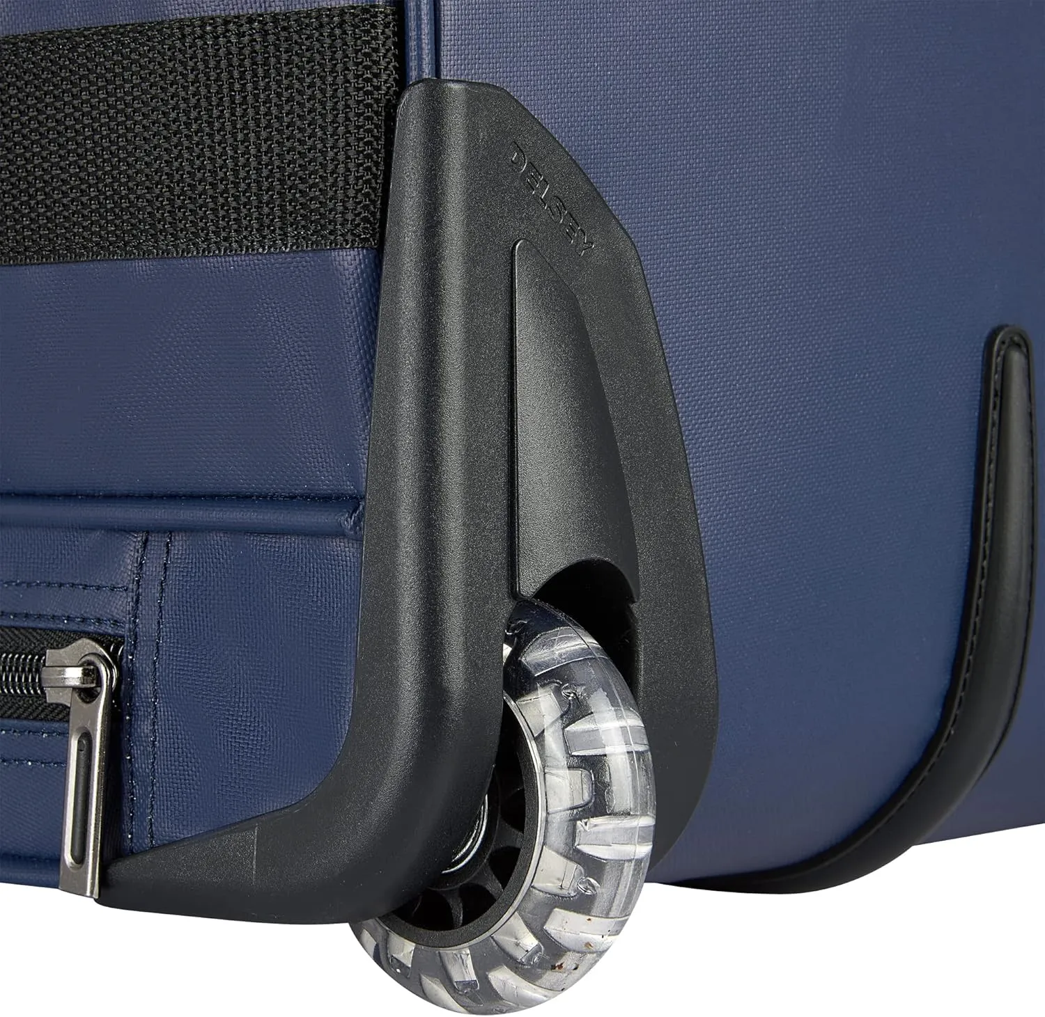 DELSEY Paris Raspail Carry On Rolling Wheeled Duffle Bag, Blue