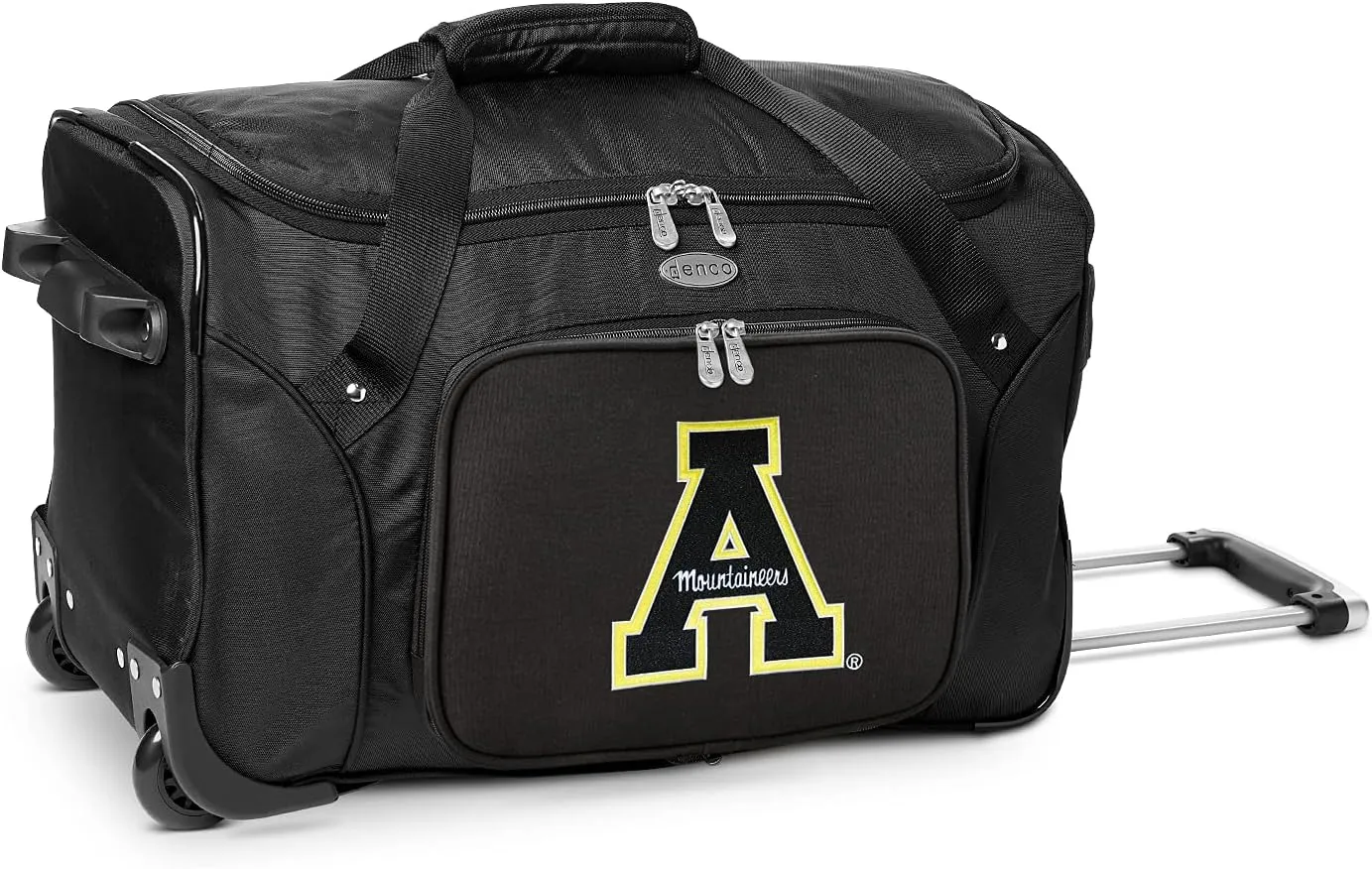 Denco 22-inch Wheeled Duffel Bag, Black, Large