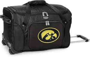 Denco 22-inch Wheeled Duffel Bag, Black, Large