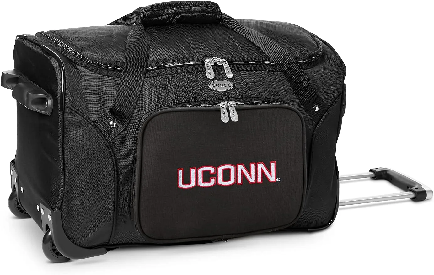 Denco 22-inch Wheeled Duffel Bag, Black, Large