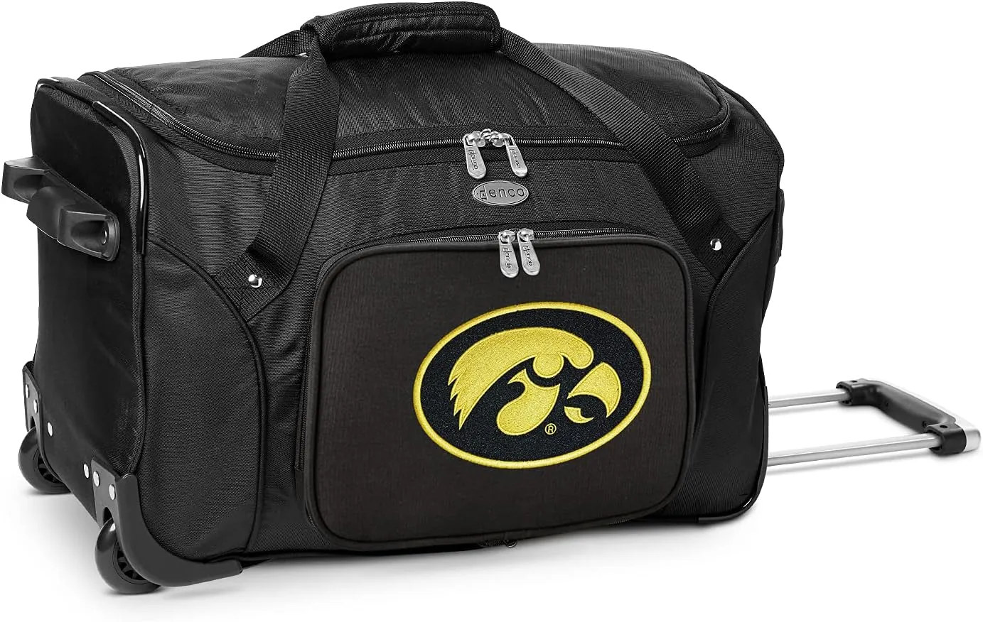 Denco 22-inch Wheeled Duffel Bag, Black, Large