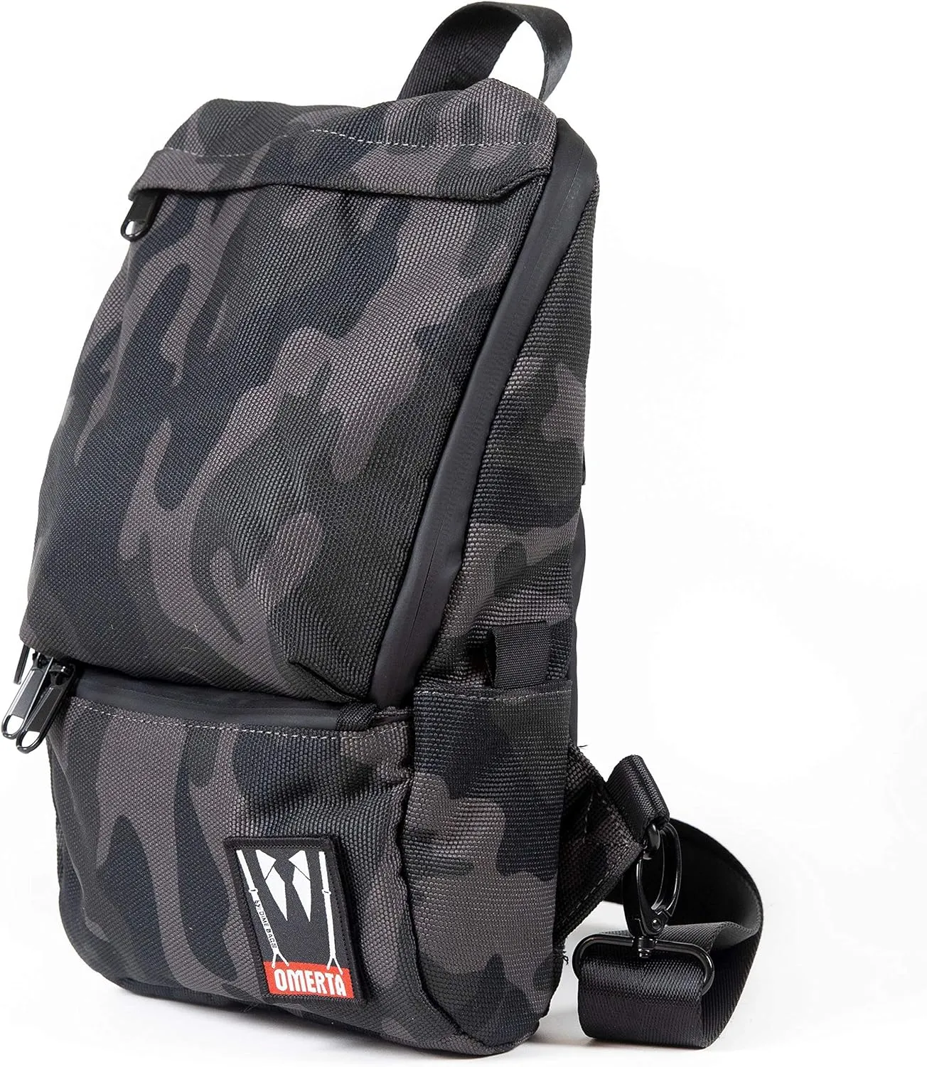 DIME BAGS - Don with Lock - Carbon Filter Sling Backpack - Crossbody Bag (Camouflage)