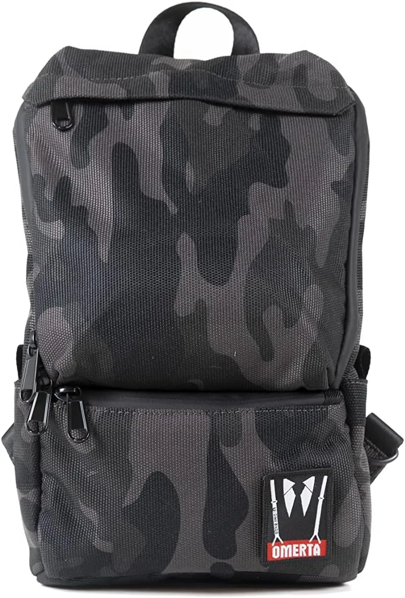 DIME BAGS - Don with Lock - Carbon Filter Sling Backpack - Crossbody Bag (Camouflage)