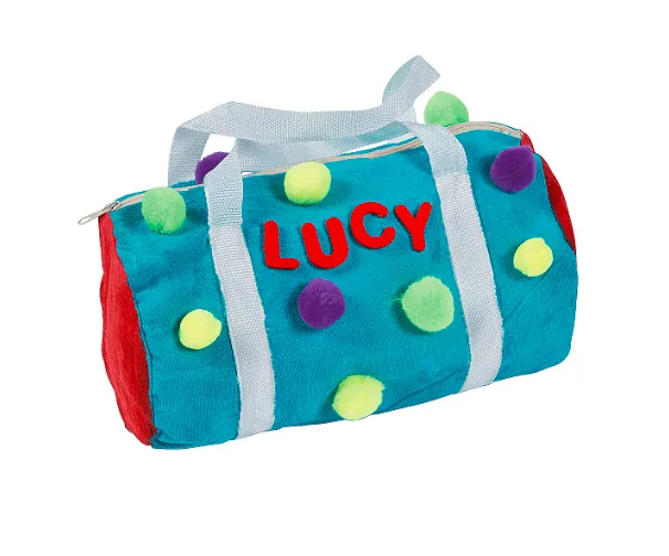 DIY Mini White Duffel Bags (12 Pack)