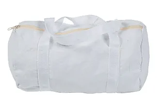 DIY Mini White Duffel Bags (12 Pack)