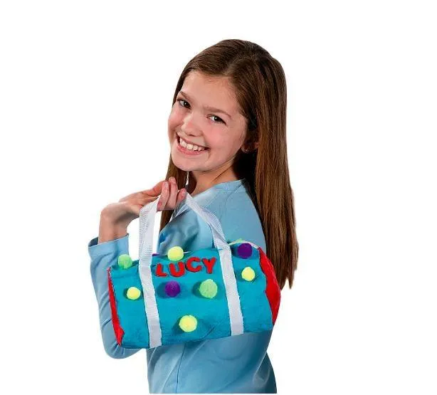 DIY Mini White Duffel Bags (12 Pack)