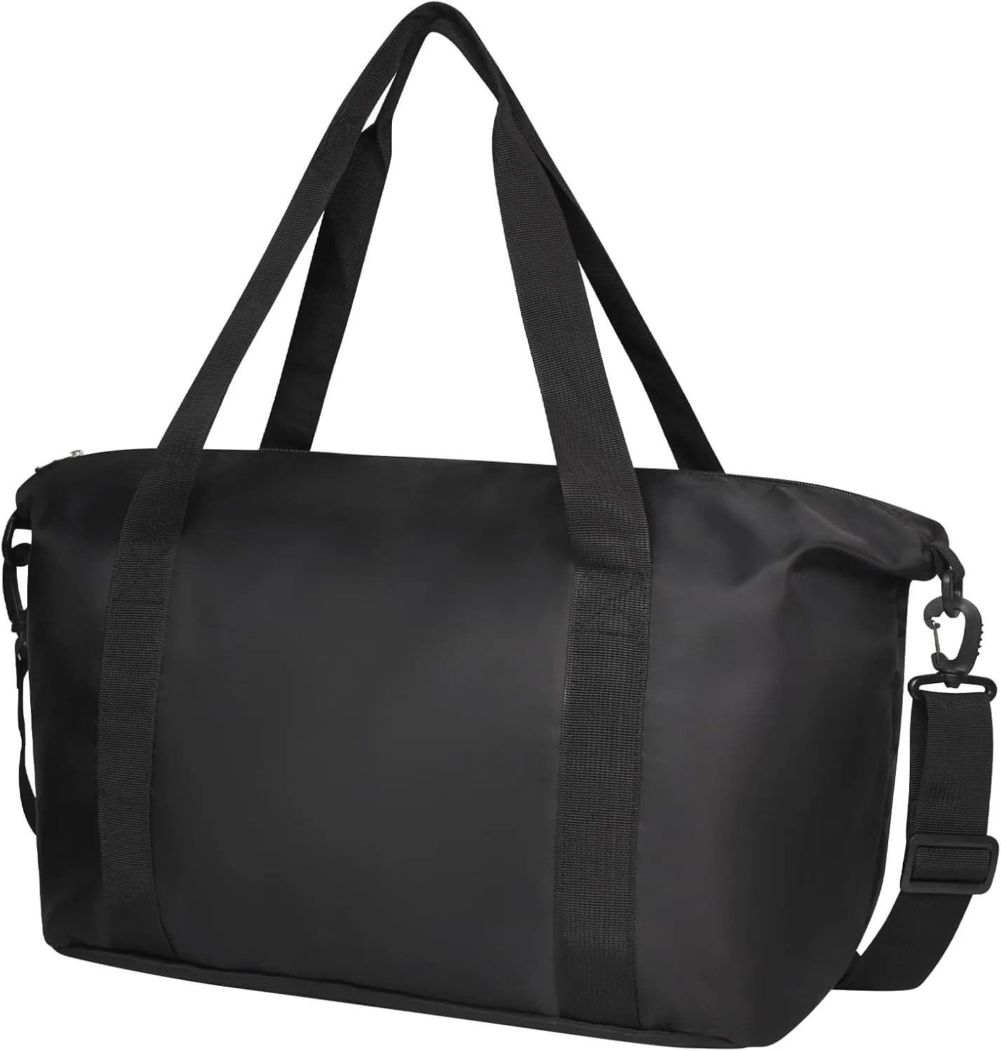 DMLuna Travel Duffel Bag, Tote Sports Gym Bag, Shoulder Overnight Weekender Bag for Women & Men, Hospital bag, Expandable Duffel Bag with Trolley Sleeve/Wet Pocket