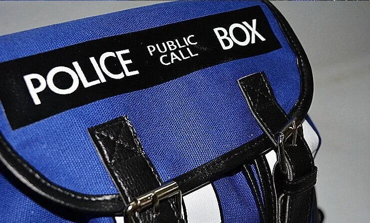 Doctor Backpack Adaptive Who Canvas Tardis Summer clearance Style