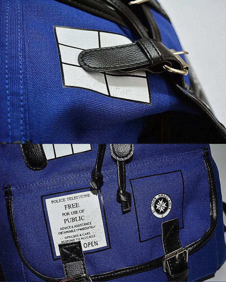 Doctor Backpack Adaptive Who Canvas Tardis Summer clearance Style
