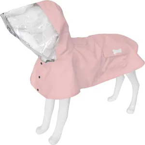 Dog Raincoat,Waterproof Rain Poncho with Hoodie, High Reflective Adjustable Pet Rain Jacket with Leash Hole for Small Medium and Large Dogs (Pink, XX-Large)