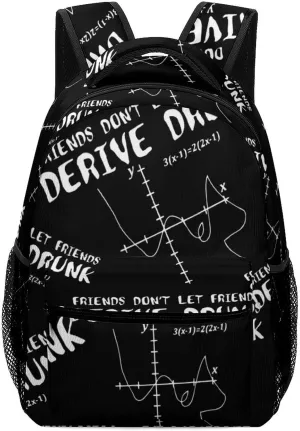 Don't Let Friends Derive Drunk1 Travel Backpack Simple Daypack Waterproof Hiking Picnic Laptop Gym Bag
