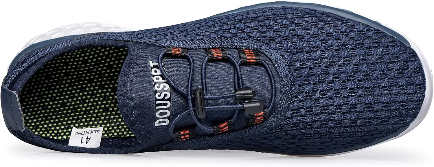 DOUSSPRT Men's Water Shoes Quick Drying Sports Aqua Shoes