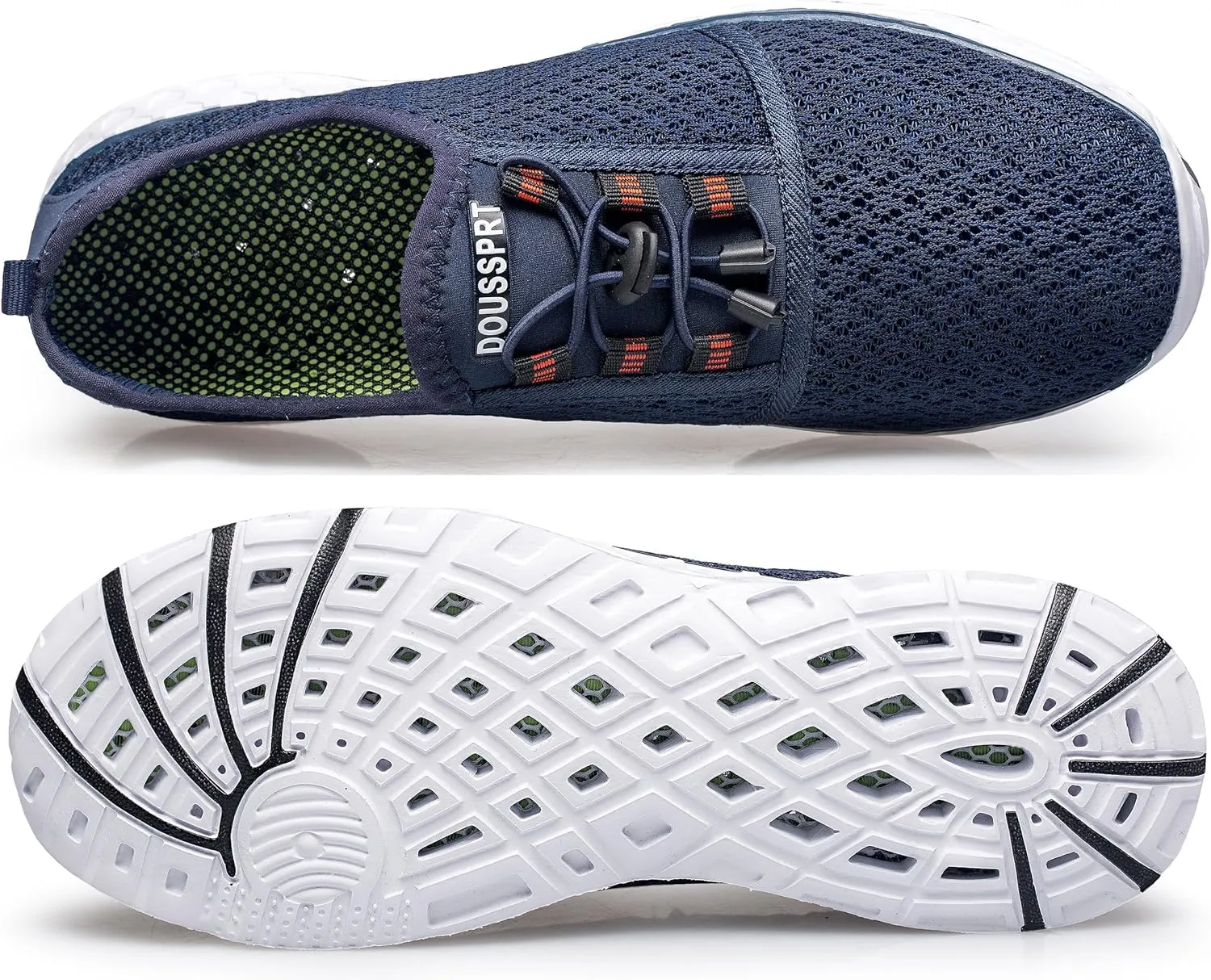 DOUSSPRT Men's Water Shoes Quick Drying Sports Aqua Shoes