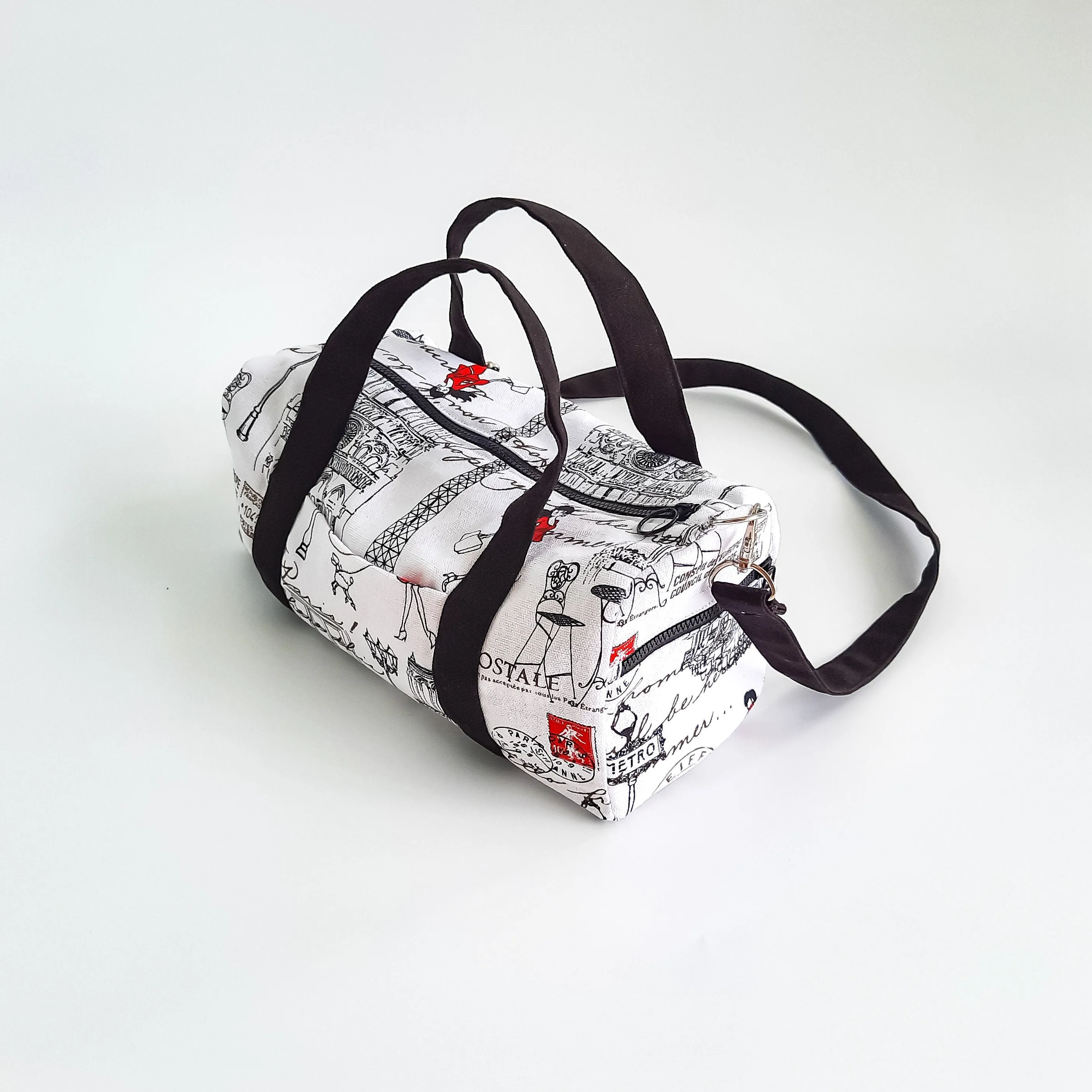 Duffel Bag Sewing Pattern/ 3 sizes with YouTube tutorial
