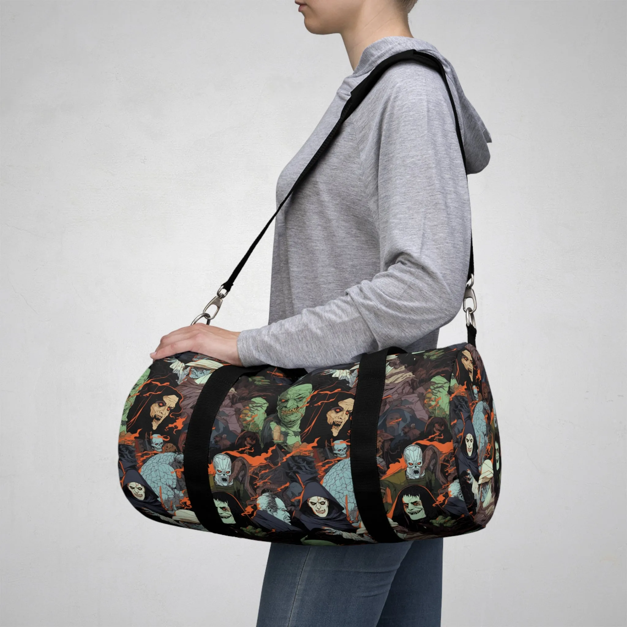 Duffel Bag - Spooky Monsters Anime Alpha