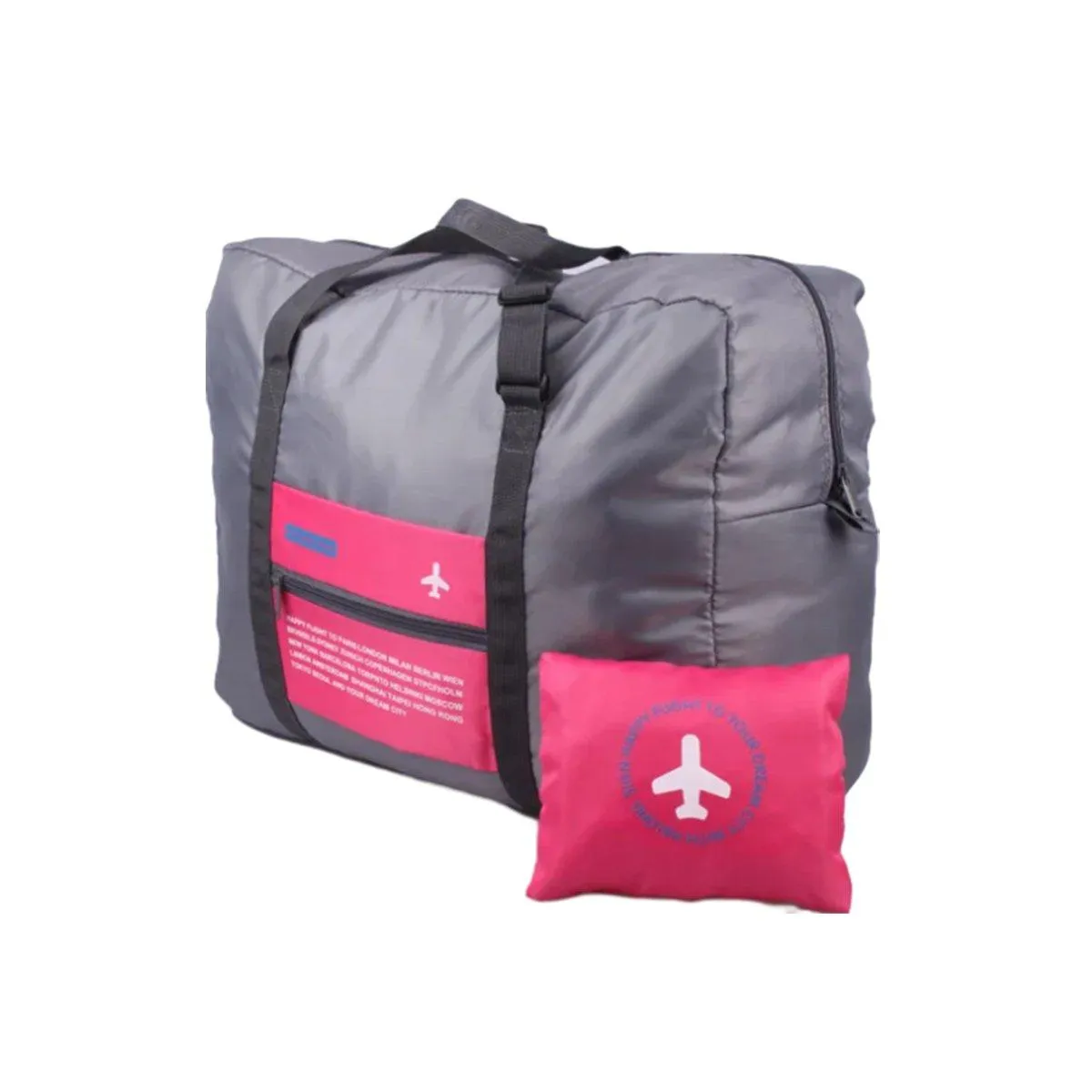 Duffel Storage Bag Waterproof Nylon 4 Colors 1 Piece