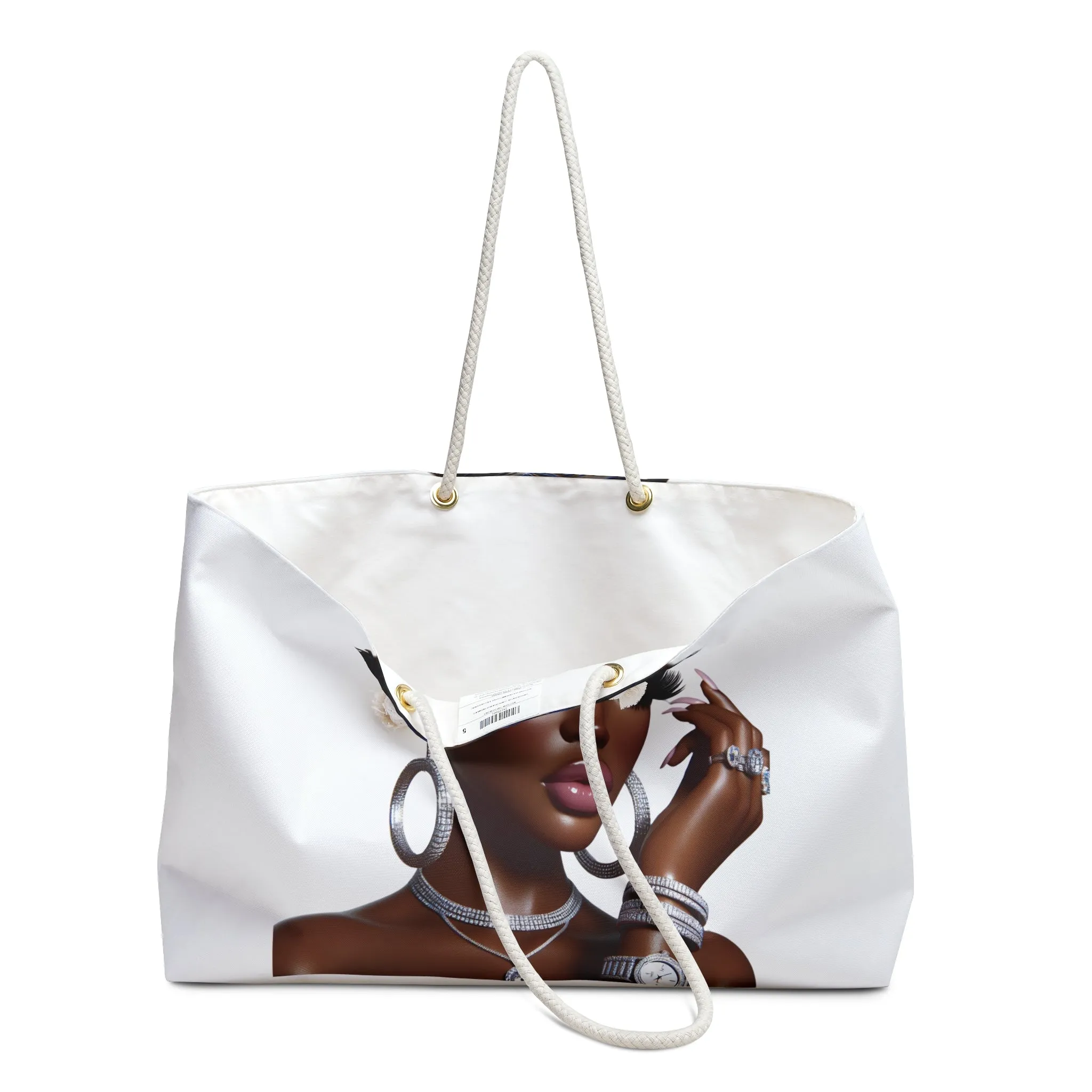 DUO MODERN "Trixie" Oversized Weekender Tote