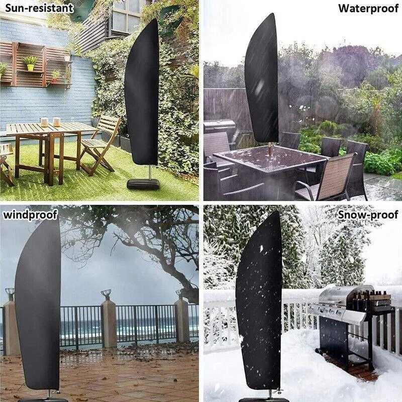 Durable Cantilever Outdoor Garden Patio Shield Parasol Banana Umbrella Cover